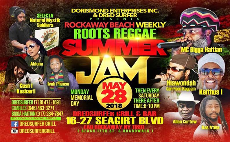 Rockaway Beach Weekly “ROOTS REGGAE SUMMER FEST” LAUNCH!!!