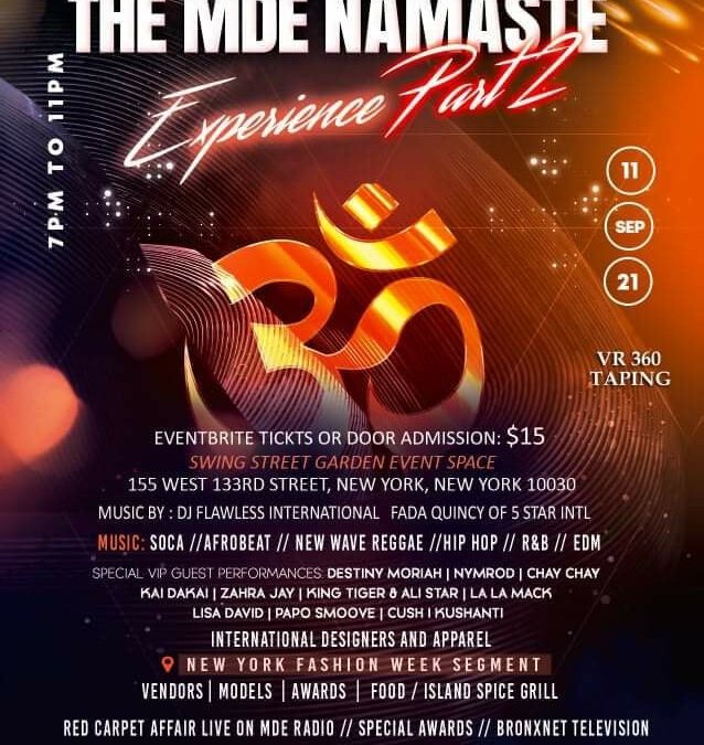 MDE NAMASTE EXPERIENCE PART 2 FASHION WEEK EVENT